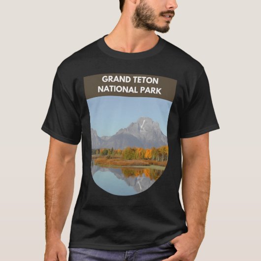 Nationaal park Grand Teton - Wyoming T-shirt (Voorkant)