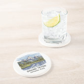 Nationaal park Grand Teton Zandsteen Onderzetter (Zijkant)