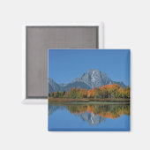 Nationaal park Grand Tetons in de Verenigde Staten Magneet (Voorkant / Achterkant)