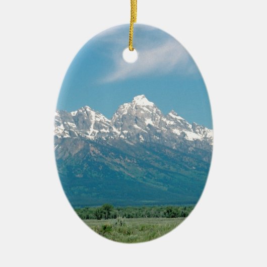 Nationaal park Grand Tetons Keramisch Ornament (Voorkant)