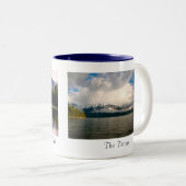 Nationaal park Grand Tetons-Mok Tweekleurige Koffiemok (Voorkant rechts)