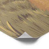 Nationaal park Grasslands Canada Reisposter Poster (Hoek)