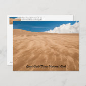 Nationaal park Great Sand Dunes Briefkaart (Voorkant / Achterkant)