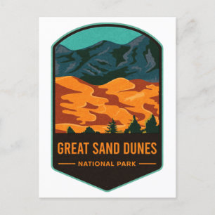 Nationaal park Great Sand Dunes Briefkaart