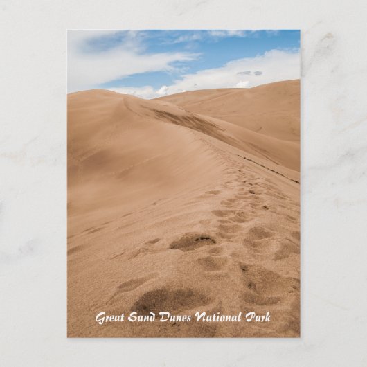Nationaal park Great Sand Dunes Briefkaart (Voorkant)