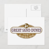 Nationaal park Great Sand Dunes Briefkaart (Voorkant / Achterkant)