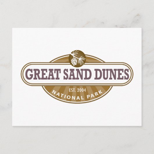 Nationaal park Great Sand Dunes Briefkaart (Voorkant)