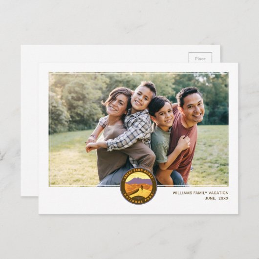 Nationaal park Great Sand Dunes Briefkaart (Voorkant / Achterkant)