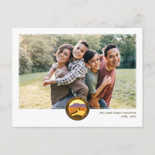 Nationaal park Great Sand Dunes Briefkaart (Voorkant)