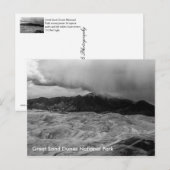 Nationaal park Great Sand Dunes Briefkaart (Voorkant / Achterkant)