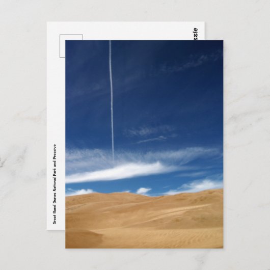 Nationaal park Great Sand Dunes en Preserve Briefkaart (Voorkant / Achterkant)