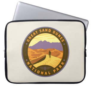 Nationaal park Great Sand Dunes Laptop Sleeve