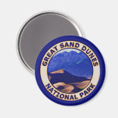 Nationaal park Great Sand Dunes Magneet (Voorkant / Achterkant)
