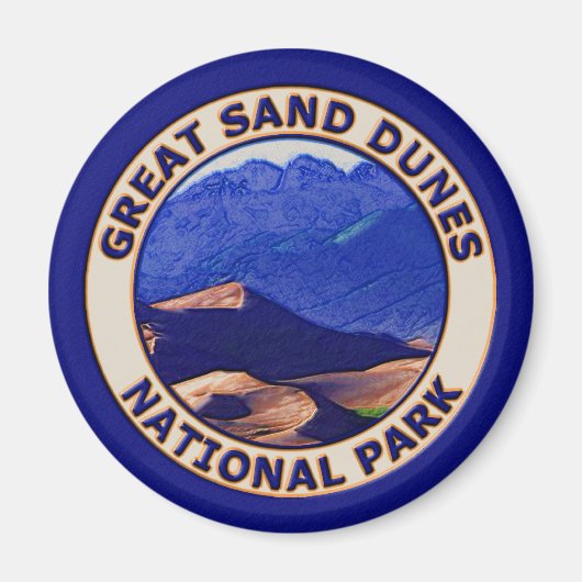 Nationaal park Great Sand Dunes Magneet (Voorkant)