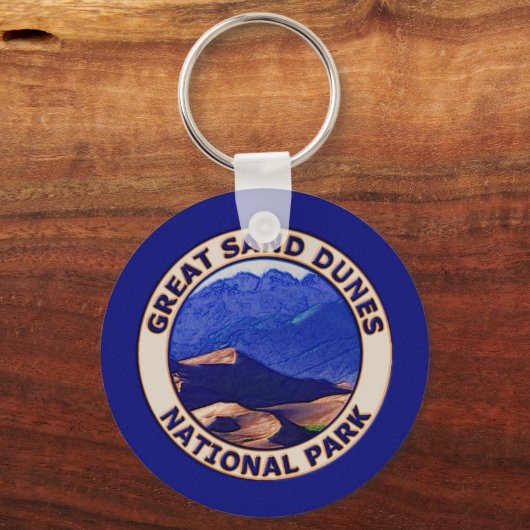 Nationaal park Great Sand Dunes Sleutelhanger (Voorkant)
