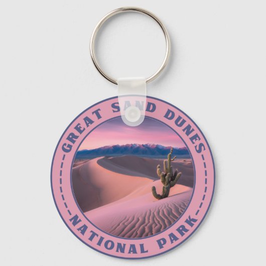 Nationaal park Great Sand Dunes Sleutelhanger (Voorkant)