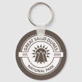 Nationaal park Great Sand Dunes Sleutelhanger (Voorkant)