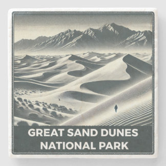 Nationaal park Great Sand Dunes Stenen Onderzetter