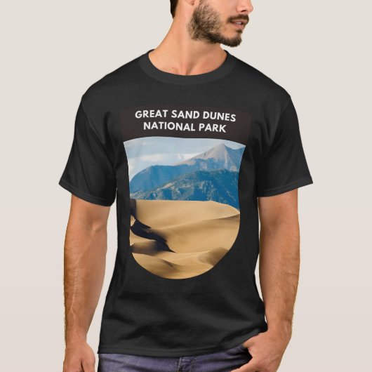 Nationaal park Great Sand Dunes T-shirt (Voorkant)