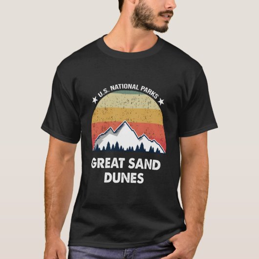 Nationaal park Great Sand Dunes T-shirt (Voorkant)