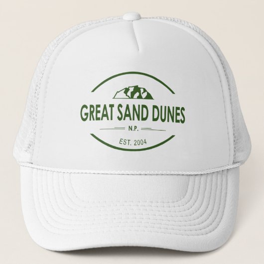 Nationaal park Great Sand Dunes Trucker Pet (Voorkant)