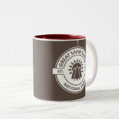 Nationaal park Great Sand Dunes Tweekleurige Koffiemok (Voorkant rechts)