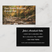 Nationaal park Great Smokie Mountains Visitekaartje (Voorkant / Achterkant)