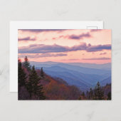 Nationaal park Great Smoky Mountain Briefkaart (Voorkant / Achterkant)