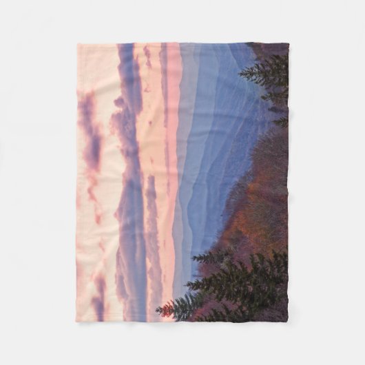 Nationaal park Great Smoky Mountain Fleece Deken (Voorkant)