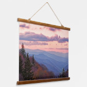 Nationaal park Great Smoky Mountain Hangend Wandkleed (Gebogen)