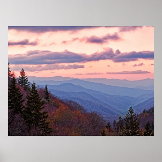 Nationaal park Great Smoky Mountain Poster (Voorkant)