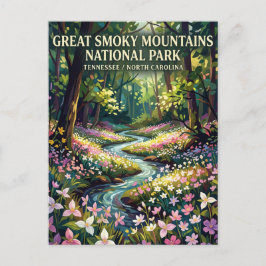 Nationaal park Great Smoky Mountains Briefkaart