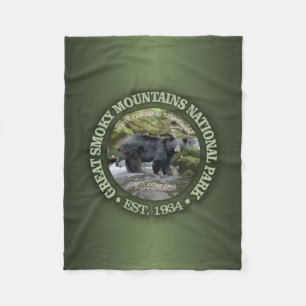 Nationaal park Great Smoky Mountains Fleece Deken