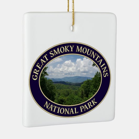 Nationaal park Great Smoky Mountains in Tennessee Keramisch Ornament (Rechts)