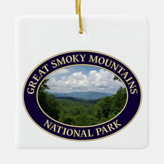 Nationaal park Great Smoky Mountains in Tennessee Keramisch Ornament (Voorkant)