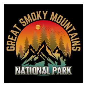 Nationaal park Great Smoky Mountains Perfect Poster