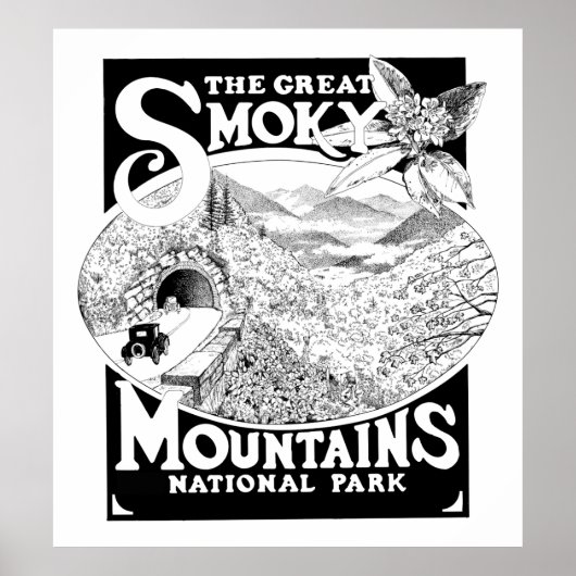 nationaal park Great Smoky Mountains Poster (Voorkant)