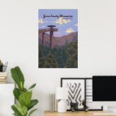 Nationaal park Great Smoky Mountains Reisposter Poster (Thuiskantoor)