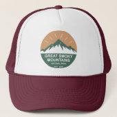 Nationaal park Great Smoky Mountains Trucker Pet (Voorkant)