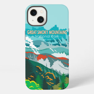 Nationaal park Great Smoky Mountains vintage iPhone 13 Hoesje
