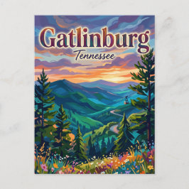 Nationaal park Great Smoky Mountains VS Briefkaart