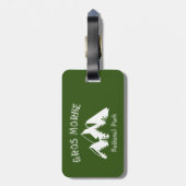 Nationaal park Gros Morne Bagagelabel (Achterkant verticaal)