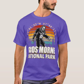  Nationaal Park Gros Morne Bigfoot met GPS T-shirt