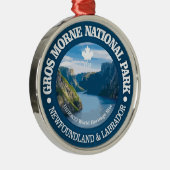 Nationaal park Gros Morne Metalen Ornament (Rechts)