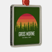 Nationaal park Gros Morne Metalen Ornament (Rechts)