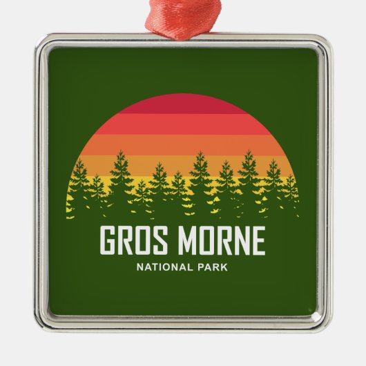 Nationaal park Gros Morne Metalen Ornament (Voorkant)