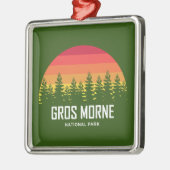 Nationaal park Gros Morne Metalen Ornament (Links)