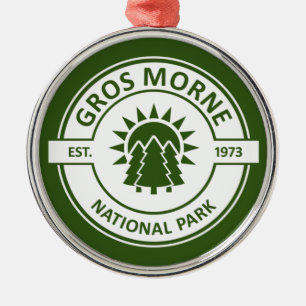 Nationaal park Gros Morne Metalen Ornament