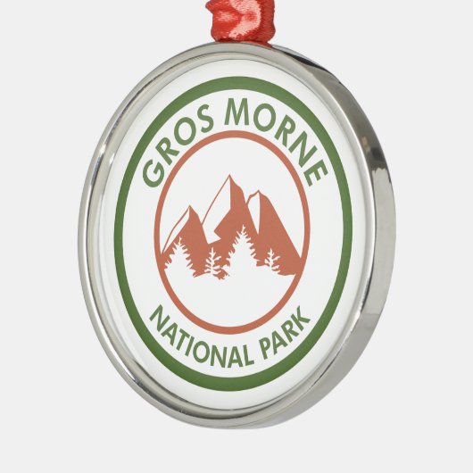 Nationaal park Gros Morne Metalen Ornament (Links)