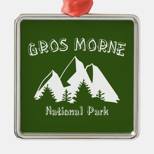Nationaal park Gros Morne Metalen Ornament (Voorkant)